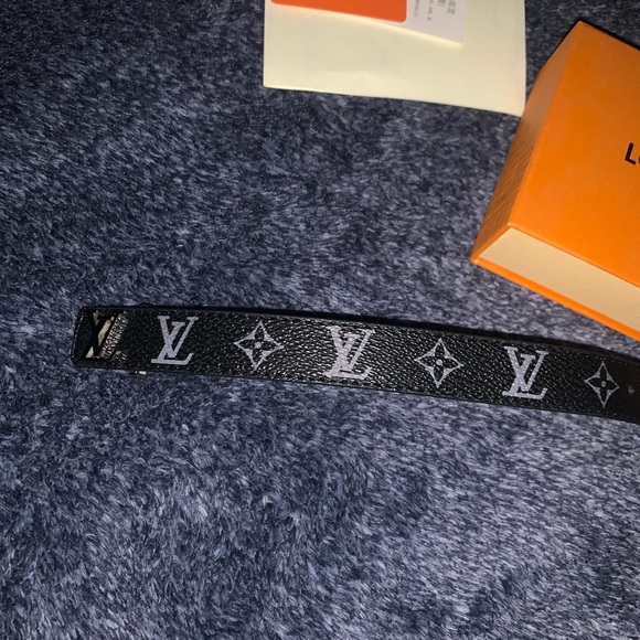 LV slim bracelet black/gray - Picture 3 of 6